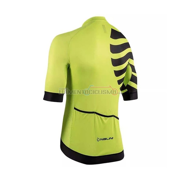 Abbigliamento Ciclismo Nalini Manica Corta 2021 Giallo Nero